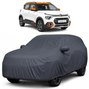Autofact 100% Waterproof Car Body Cover Custom Fit for Citroen C3